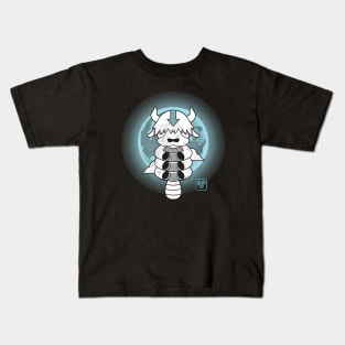 Moonlight Sky Bison Kids T-Shirt